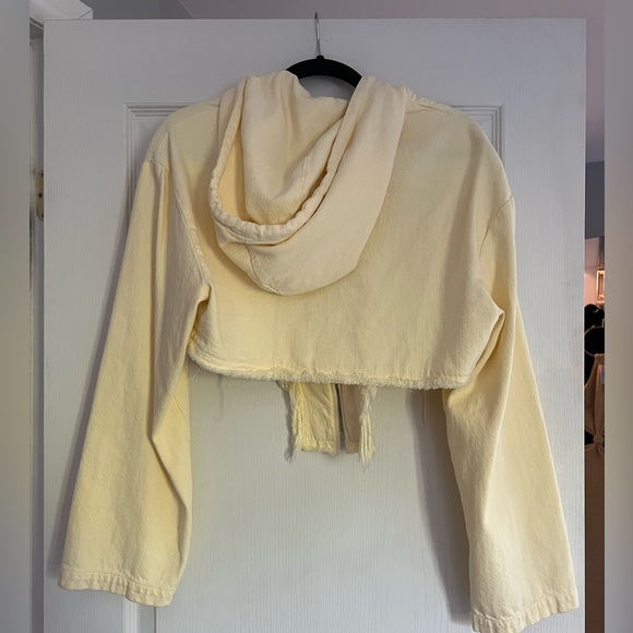 Zara Ripped Jean Jacket/Top - Picture 3 of 4